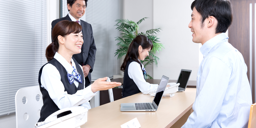 銀行窓口