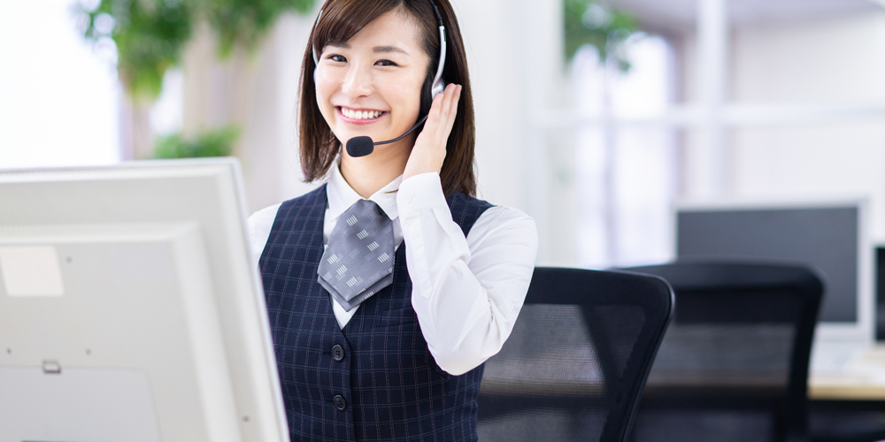 オペレーターの女性