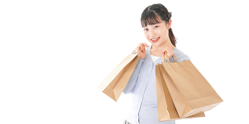買いまくった女性