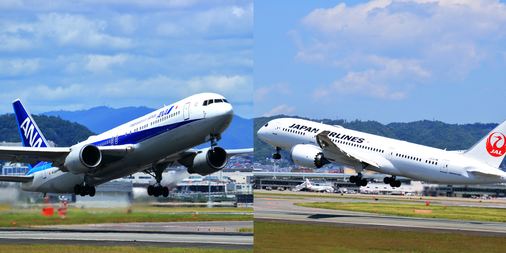 ANA・JALの航空機
