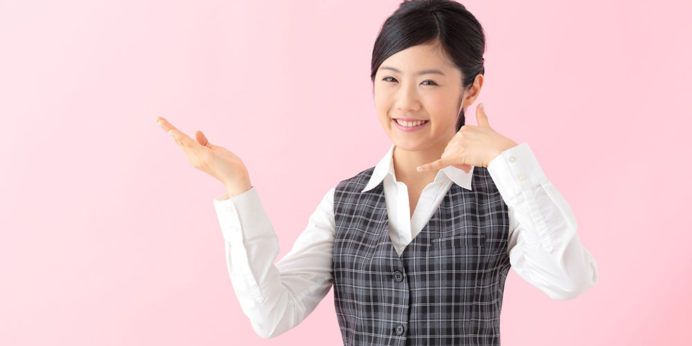 電話をかけてほしいという仕草